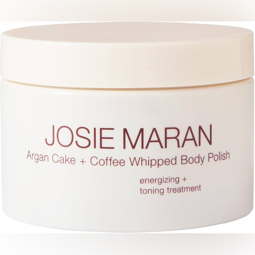 Josie Maran Argan Cake + Coffee Whipped Body Polish
Energizing & Toning 
10 Oz